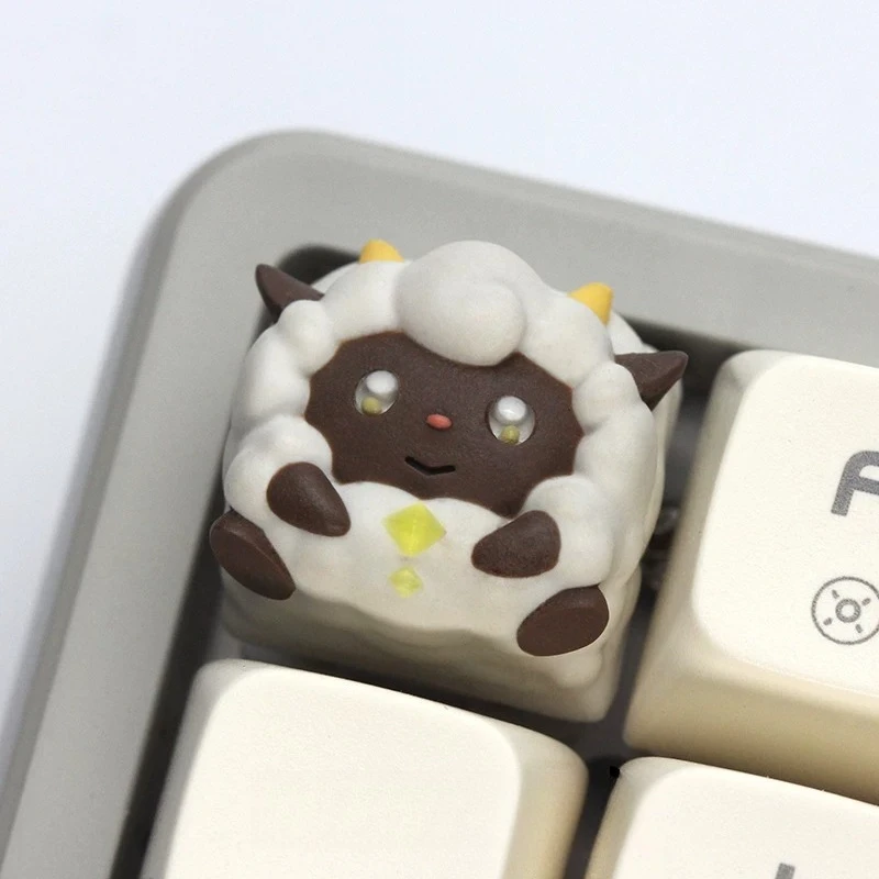 Palworld Chillet Chikipi Cryolinx Cattiva Lamball Refined Keycap High Color Value Creative Personality Mechanical Keyboard Cap