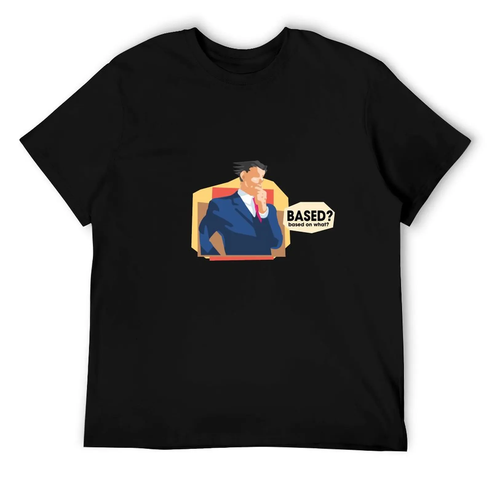 

AA Phoenix Wright Based T-Shirt graphic t shirts for man man t shirt luxury men t shirt cotton 100% T-Shirt