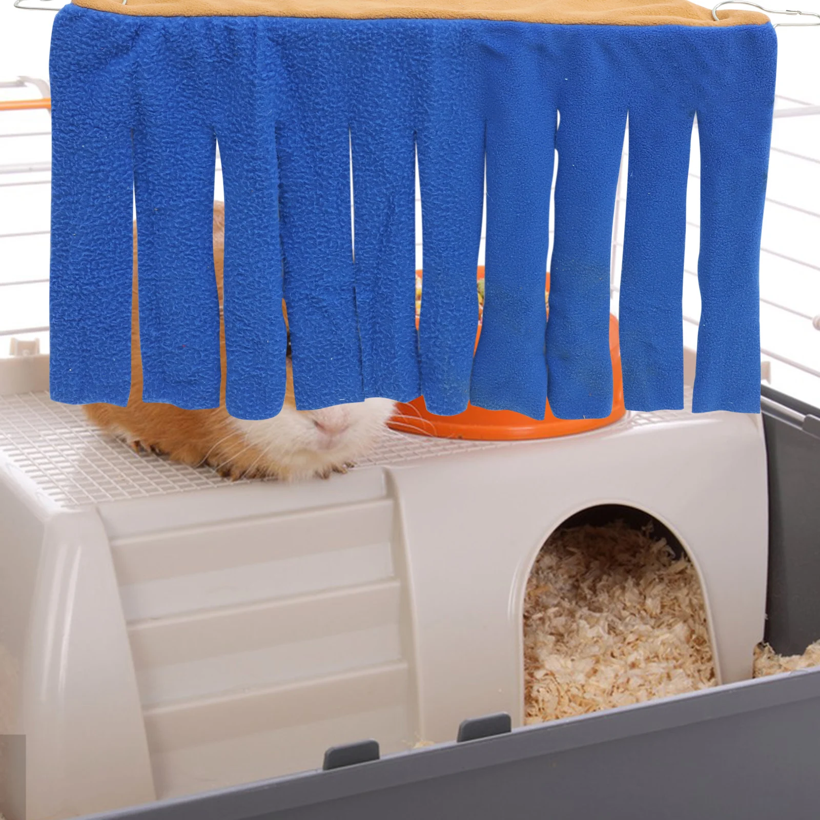 

Cotton Small Hideout Hammock Bed Guinea Pig Hamster Rat Cage Hideaway Sleeping Tent Small Hideout