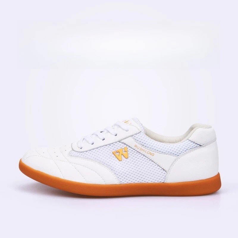 أحذية الكونغ فو الجلدية لتدريب فنون الدفاع عن النفس تاي تشي ووشو خفيفة الوزن وغير قابلة للانزلاق للرجال والنساء أحذية الممارسة التقليدية #5