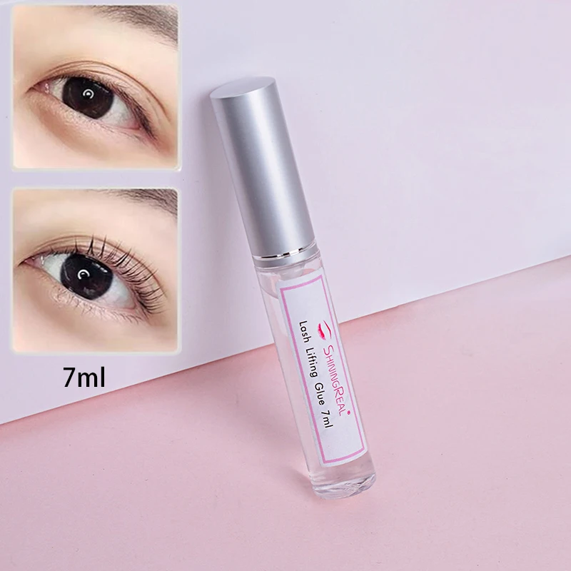 Queratina Lash Lift Glue, Gel Sólido, Inodoro, Ligação Ultra Rápida, Acessório de Extensão de Cílios, Ferramentas de Maquiagem, 7ml