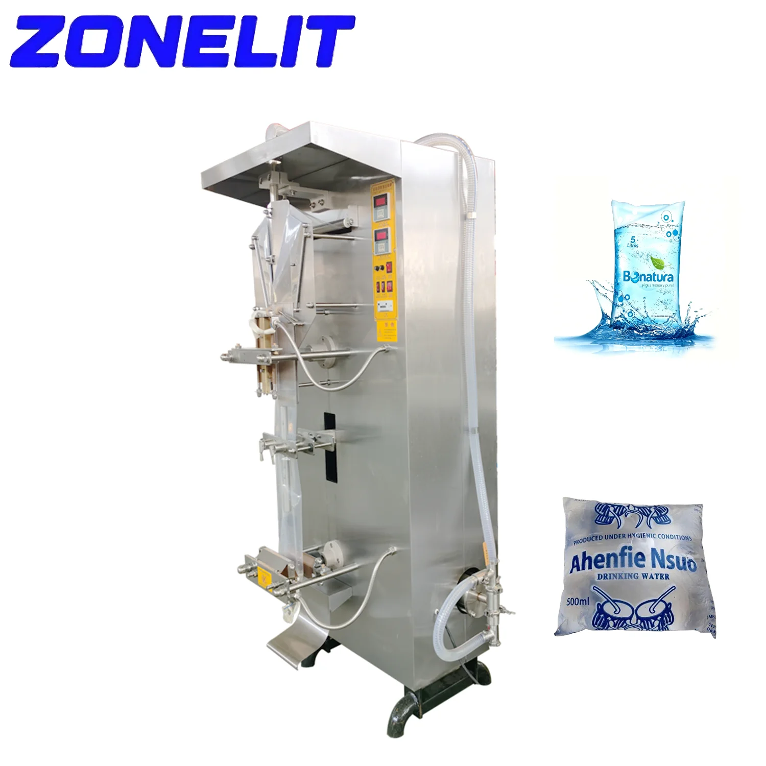 500ml Automatic Pouch Water Packing Machine High Speed Leak Proof Sealing for Pure Water Sachet Line