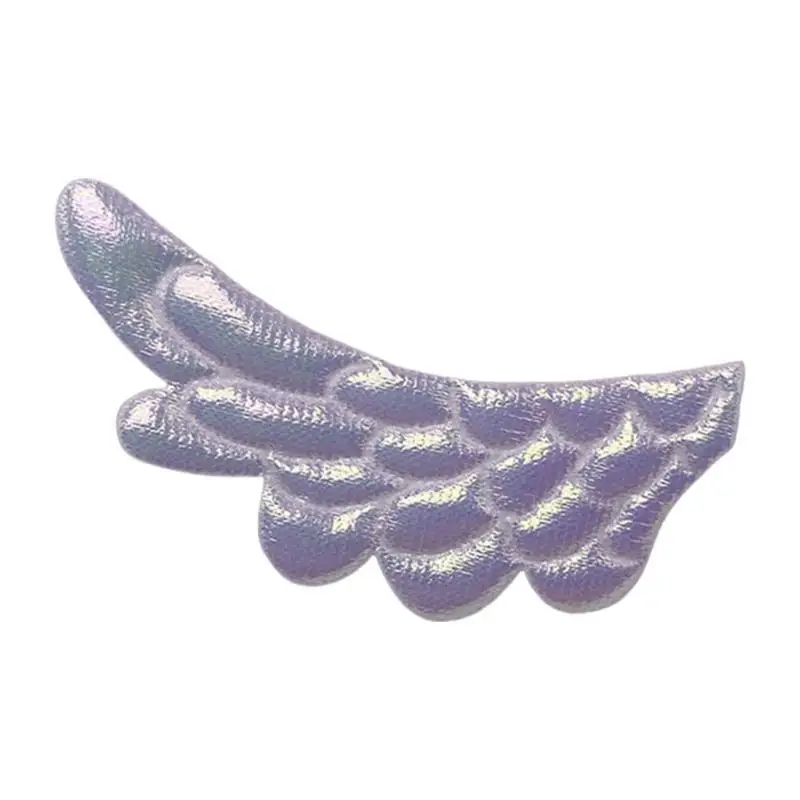 Lovely Small Fabric Angel Wing Patches Embroidered Decorative Appliques Patches for Clothing Enhancements