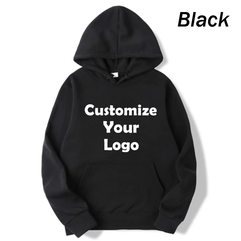 Customized Women Fashion  Printed Hoodies Pullover Casual Sport Outdoor Pocket Long Sleeve Hooded Sweatshirts