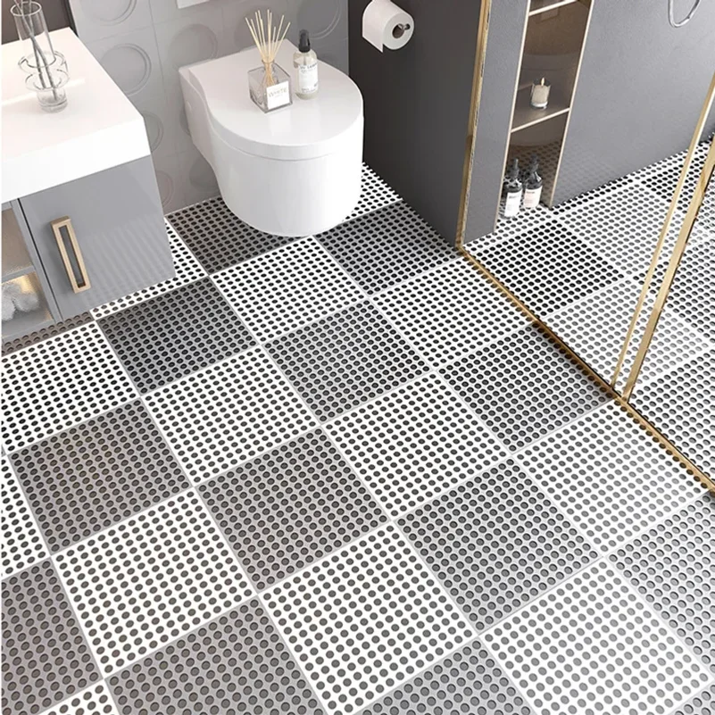 4Pcs TPE Non-Slip Shower Mat Anti-Fall Stitching Floor Pad Hotel Bathroom Swimming Pool Waterproof Anti-slip Bath Mats