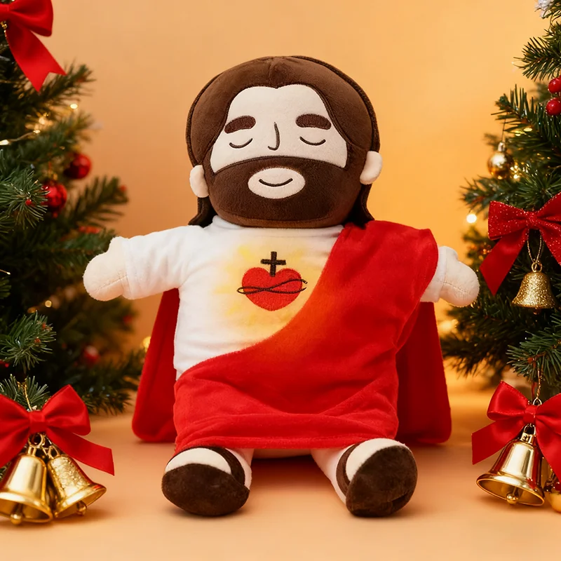 

Дыхание Иисуса, успокаивающая плюшевая игрушка, мультяшная Рождественская Пасха, мягкая утешающая музыкальная лампа, кукла-компаньон для сна, милые рождественские подарки