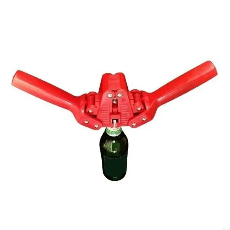 

Portable Beer Capping Device Iron and Plastic Capper Beer Capping Tool For Homebrews Enthusiasts And DIY Beer Projects