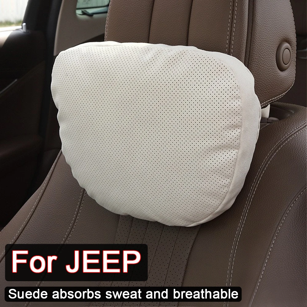 

1PC High quality Car Headrest Seat Support Car Neck Pillow S Class Soft For JEEP Patriot Compass Wrangler Grand Cherokee