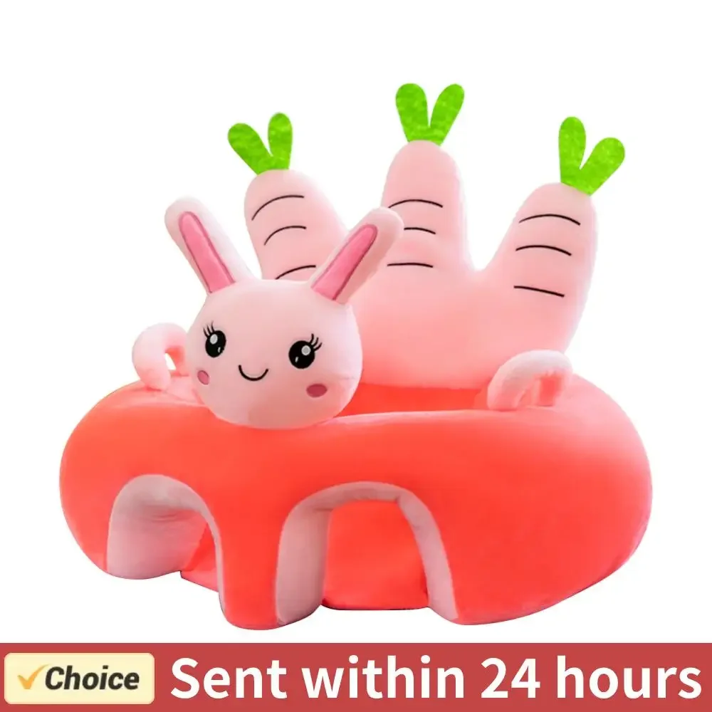 Coprisedile per divano per bambini Cartoon Learning To Sit comodo senza cotone