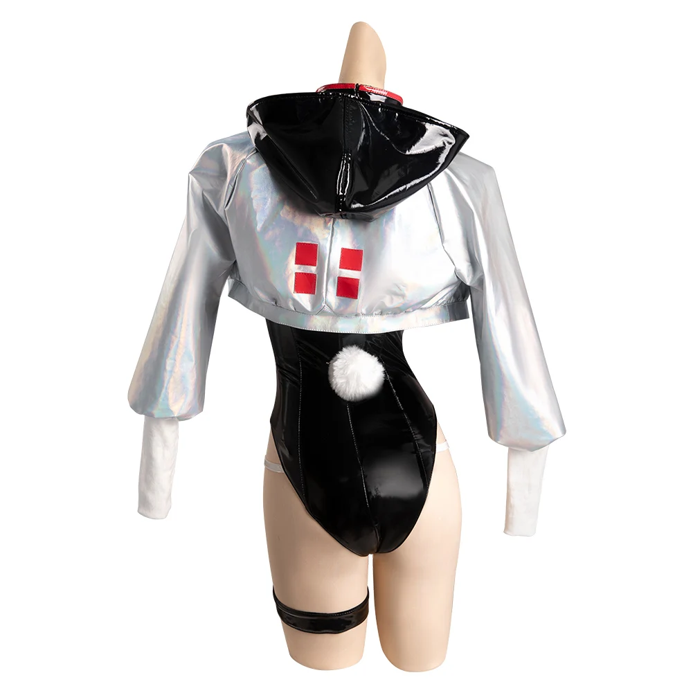Lucy Cosplay Costume Bunny Girl Jumpsuit Outfits Halloween Carnival Suit For Ladies Role Play