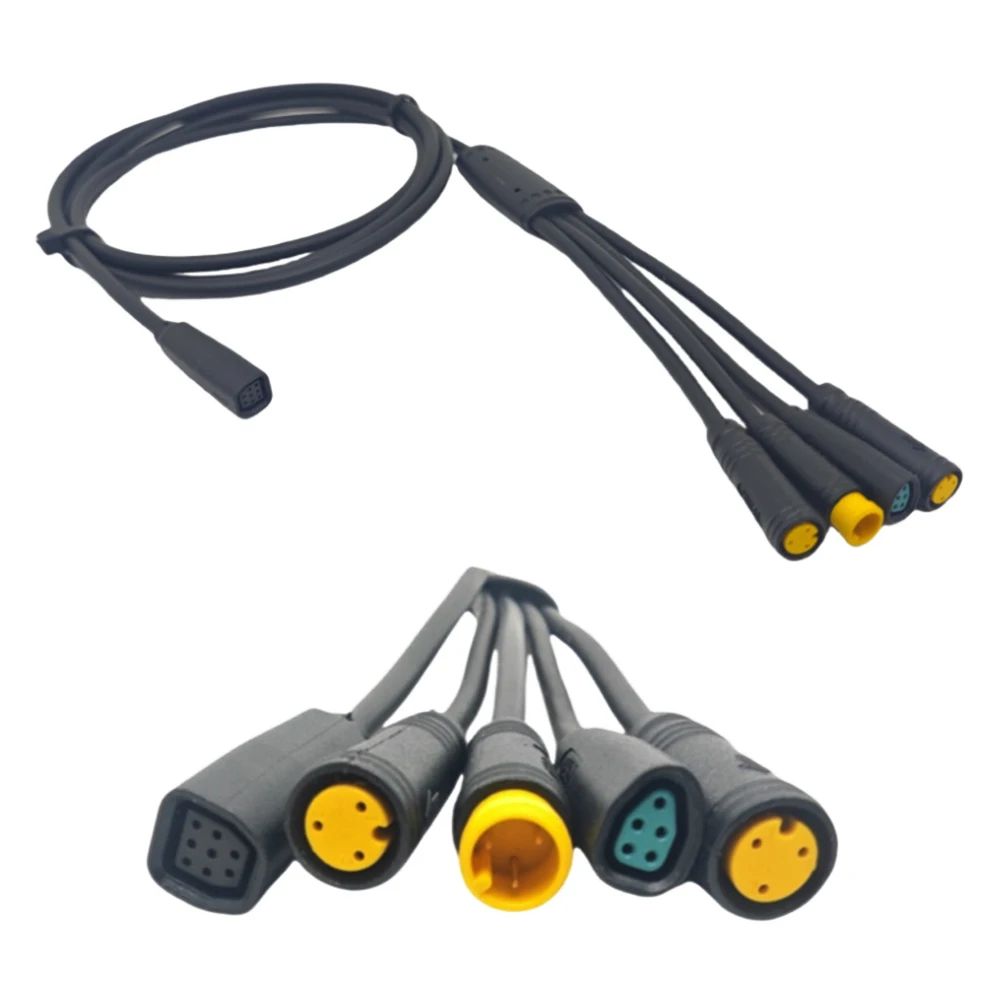 120cm 1T4 Waterproof Cable for Bafang Controllers M225 M325 M625 G341 G321 S307 C101 Compatible with Multiple Connection Types