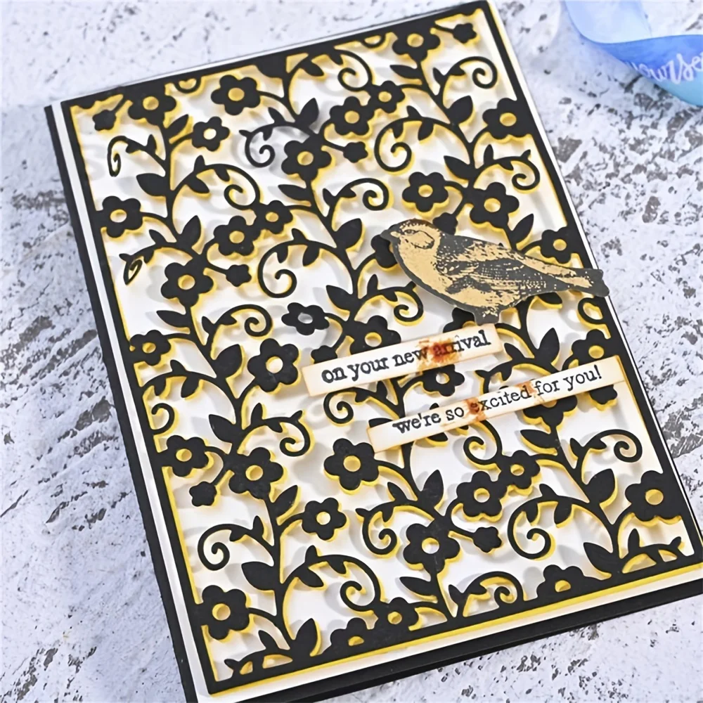 

Flower Metal Cutting Dies Mold Scrapbooking Paper Cards Craft Knife Mould Blade Punch Template Embossing Stencils1pcs