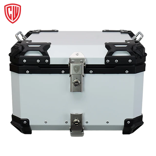 Large Capacity Motorcycle Tail Box Shockproof Top Box Aluminum Aluminum Alloy Tail Frame Bracket Motorcycle Storage Box