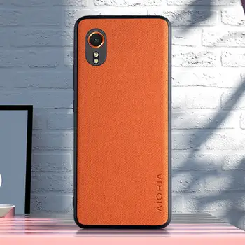 Luxusní textilní kožené pouzdro pro Samsung Galaxy Xcover 7 5 Soft TPU pevný kryt na telefon s přesným otvorem pro fotoaparát, jednobarevné 8 nejlepší prodej Pouzdro na Samsung Xcover 5 - №6