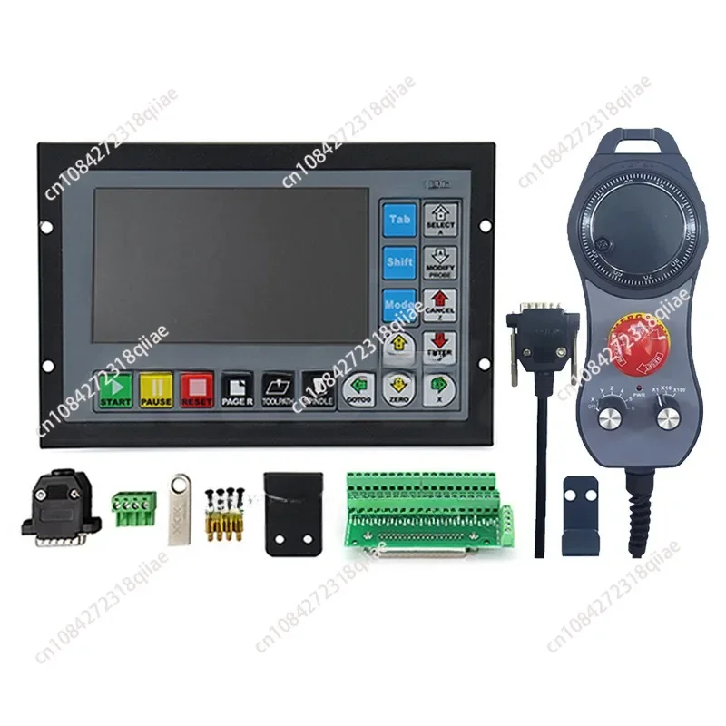 CNC numerical control system for three-axis and four-axis stepper servo motors