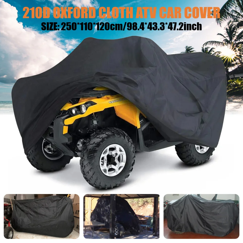 

UTV 210D Oxford Cloth Protect Utility Vehicle Storage Cover Rain Dirt for Can Am Maverick X3 for Polaris RZR 4 XP 1000 900