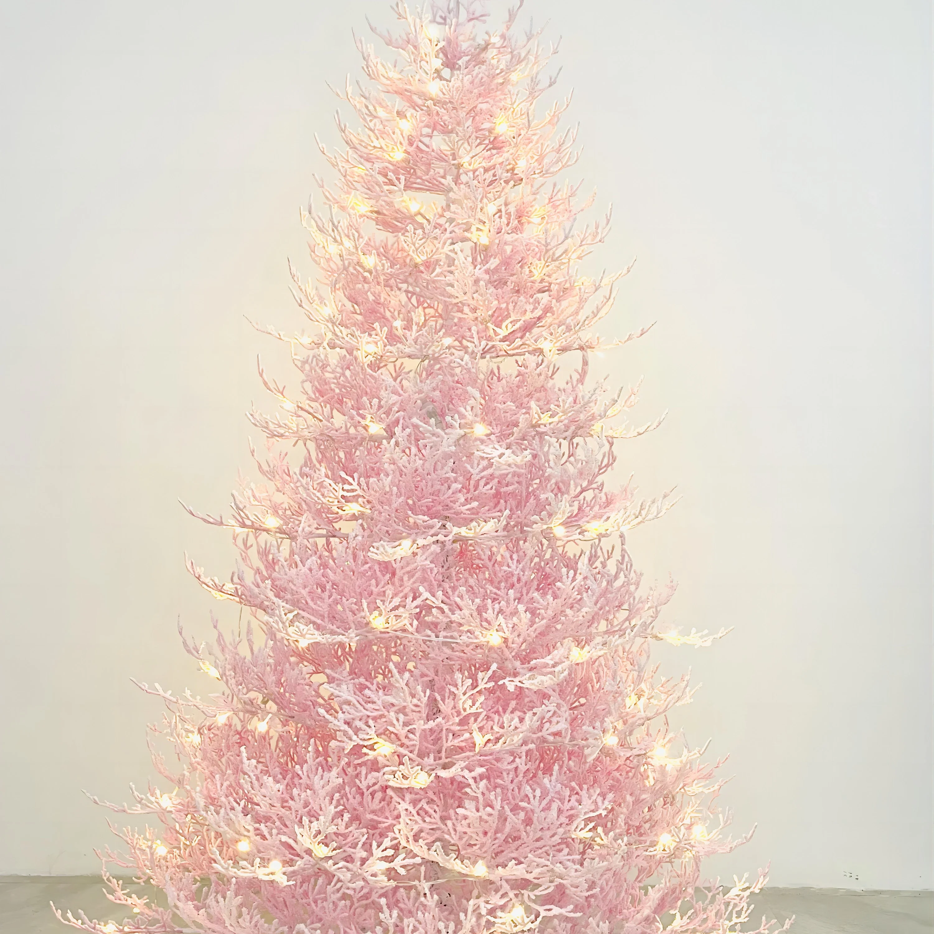 Hot sale latest style white dead branch Christmas tree  wholesale christmas trees christmas tree with lights