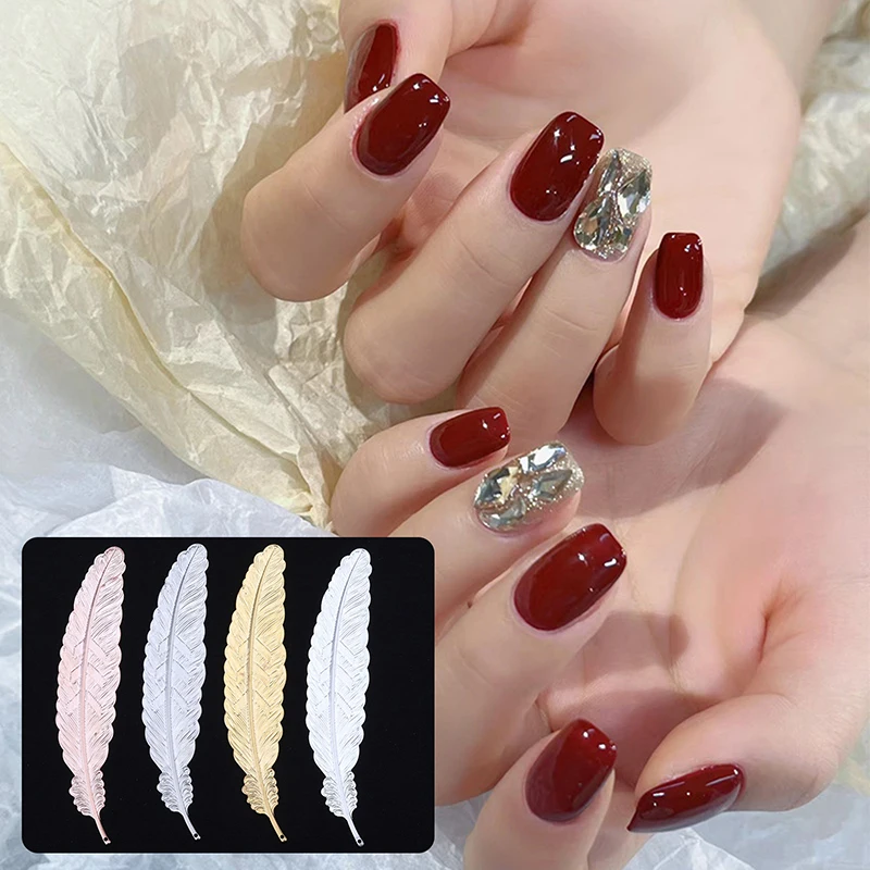 Nail Photo Props INS Nail Enhancement Photography Prop Decoration Feather Decoration Pearl Inlay Handheld Showing Decoration