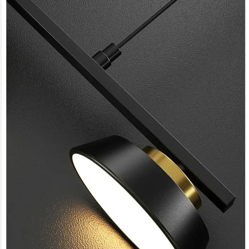 

Simplicity Led Modern Chandelier for Living Dining Room Kitchen Bar Black Pendant Lights Home Decoration Hanging Light Fixture