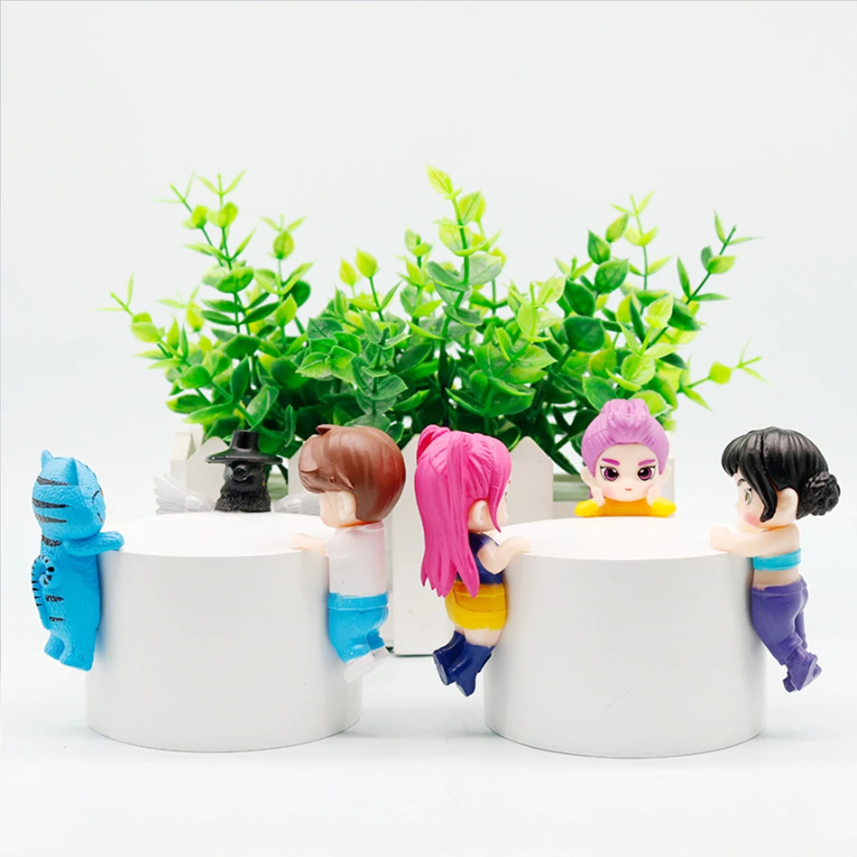 ？？Anime Kpop Demons Hunters Blind Box Series Rumi Mira Zoey Figure Dolls Collection Kawaii Decor Gift for Kids Fans Christmas