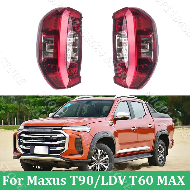 Rear Bumper Tail Light For Maxus T90/D60/LDV T60 MAX 2021 2022 2023 Rear Light Brake Light Taillamp