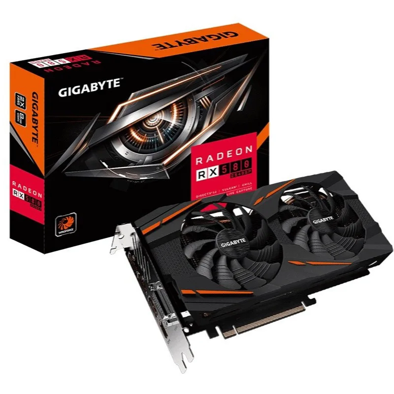 For Gigabyte RX 580 8GB GDDR5 Graphics Card