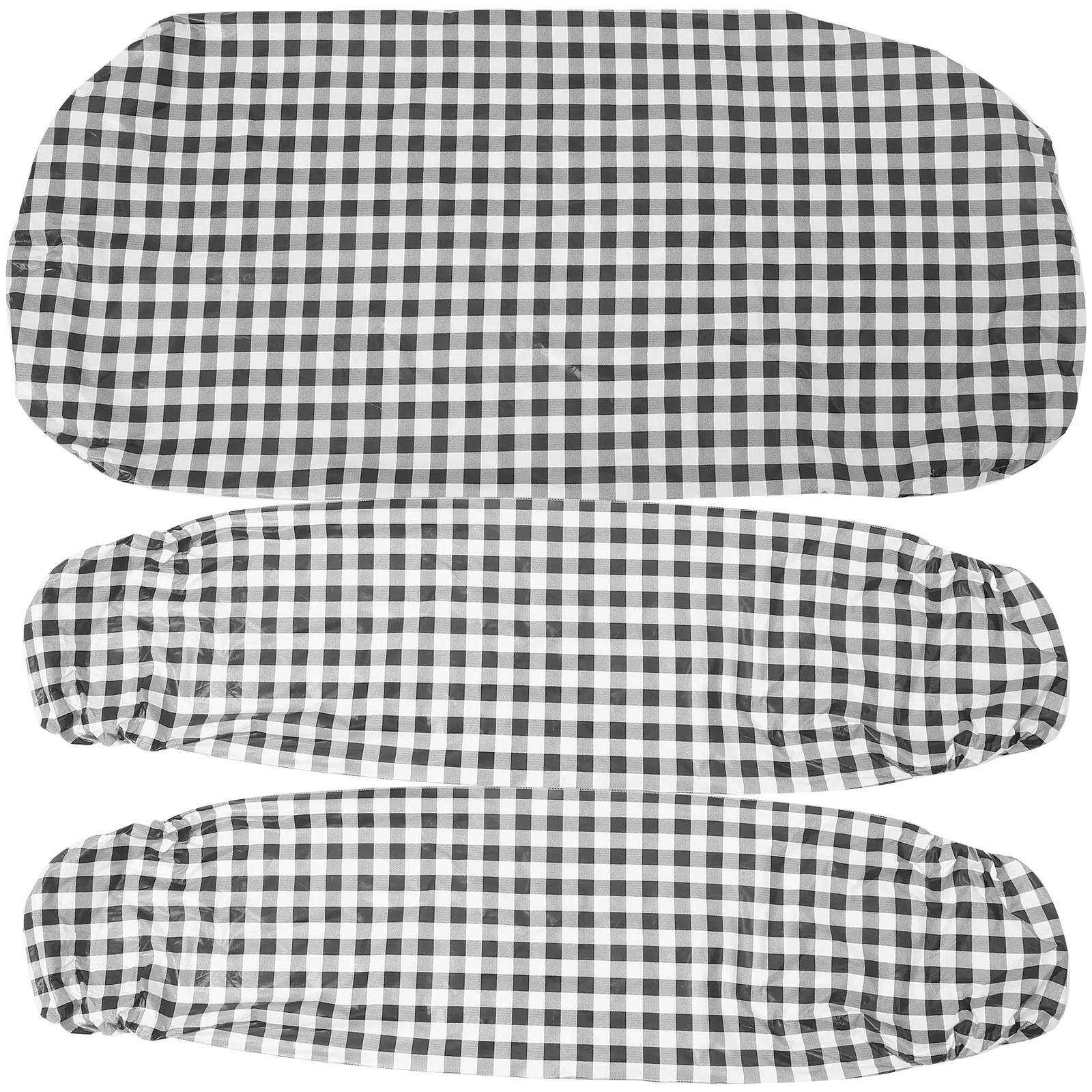 1Set Stretchable Waterproof Picnic Tablecloth Bench Cover Set Elastic Fitted Table Cover Outdoor Camping Supplies