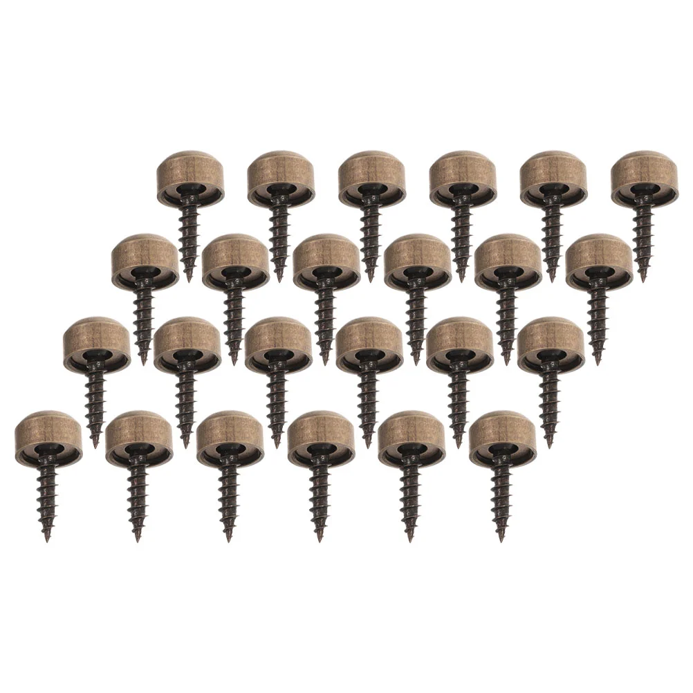 

24 Pcs Self-tapping Screw Cap Plugs for Electrical Outlet Copper Nails Torque Wrench