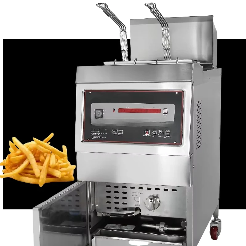 Restaurant Automatic With FIlter Henny Penny Open Pressure Chicken Fryer Gas Pressure Fried French Fries Machine