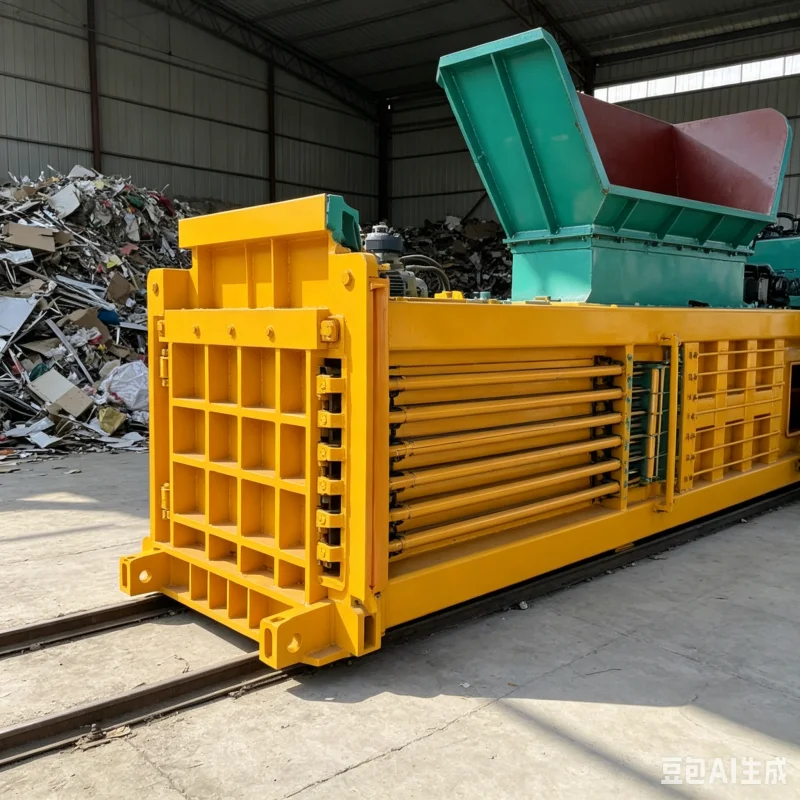 Heavy Duty Full Automatic Horizontal Baler for Large Scale Recycling Centers Efficiently Baling Cardboard Paper