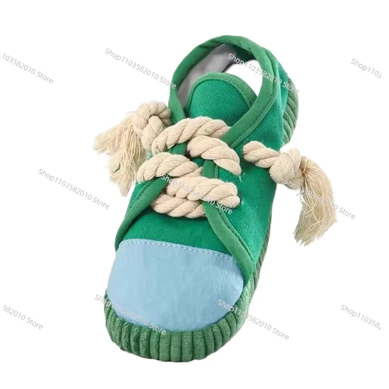 

Dog Chew Toy Slippers with Sound - Teething & Boredom Relief for Puppies