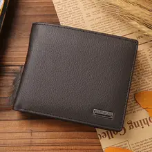Men’s Genuine Leather Short Wallet #2