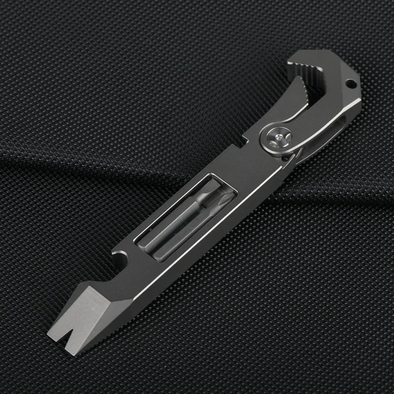 EDC Titanium alloy Crowbar tools Hand Outdoor Camping Gear EDC Multifunction Tools Gift Collection