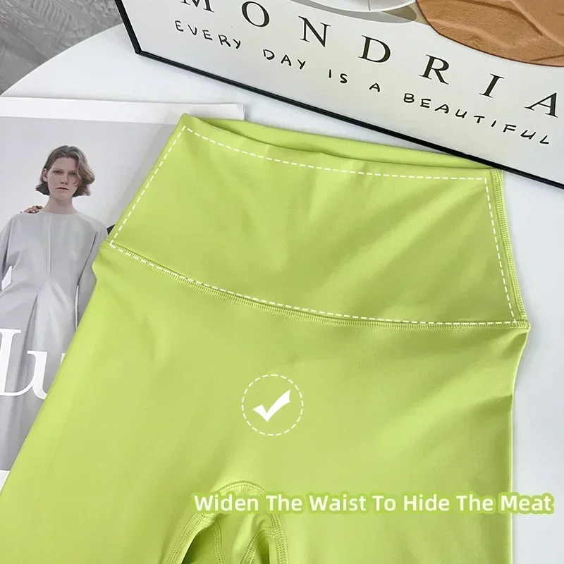 Summer Hot Sale Yoga Leggings Women High Waisted Hip Lifting Fitness Leggings Running Cycling Pants Breathable Sports Leggings image 4