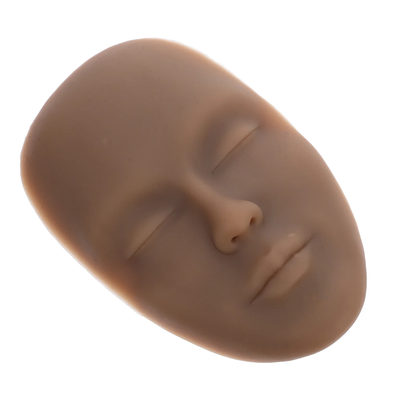 

Realistic Silicone Practice Face for Makeup and Tattoo Training Soft Lifelike Texture Eyebrow Eye Lip Skill Development Asian