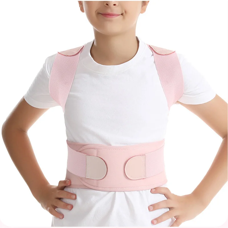 Children Back Posture Corrector Compression Shoulder Back Hunchback Correction Belts Adjustable Kids Spine Back Lumbar Support