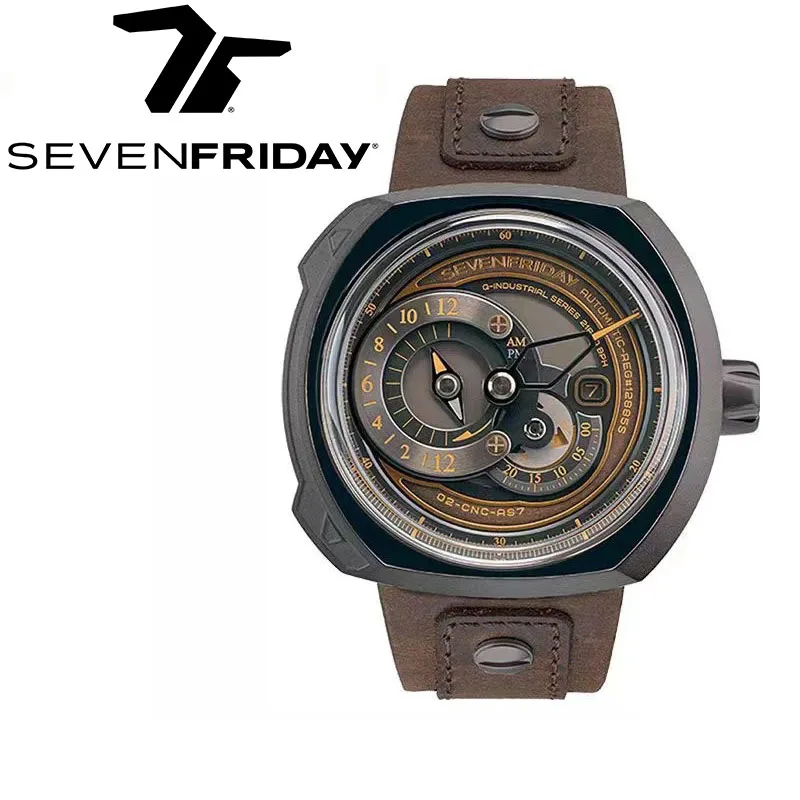 SEVENFRIDAY watch Q2 / 03 men\'s fully automatic mechanical watch Q series waterproof fashion men\'s watch luxury brand mature men