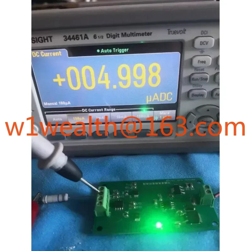 High precision microamp current, various sensors excitation voltage low noise floor can be customized