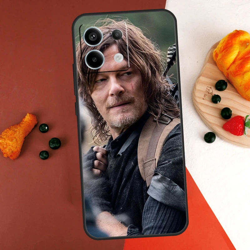 حافظة The Walking Dead Daryl Dixon لهاتف Xiaomi Redmi Note 13 14 Pro 9 10 11 12 Pro 10S 11S 12S Redmi 13C 10C 12C 14C Coque