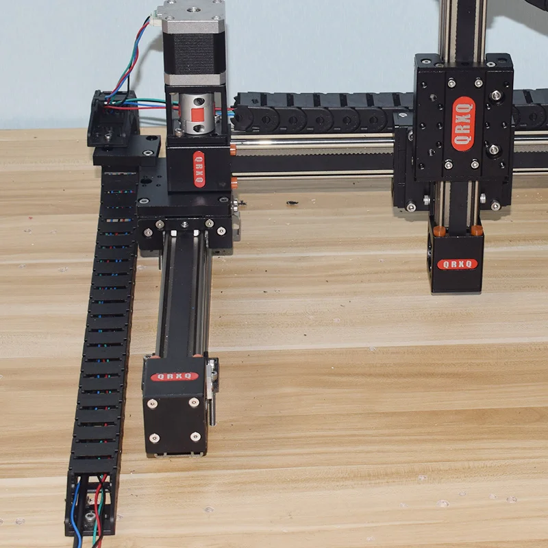 QRXQ RXP45 XYZ-L Gantry Guida a basso rumore ad alta velocità Guida a doppio binario Guida lineare attuatore lineare CNC di precisione