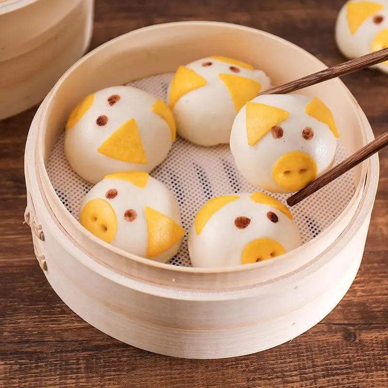 1pcs Reusable White Silicone Non-Stick Steamer Liners Round Steaming Mat For Bamboo Steamer Cooking Heat Resistant Kitchen - Image 4