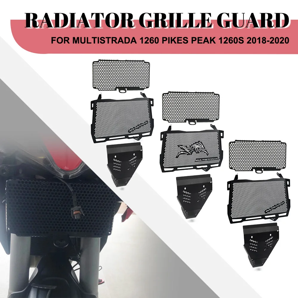 

For Ducati Multistrada 1200 Enduro PRO 2016-2017-2018 Radiator Guard Tank Grille Shield Engine Cooler Bezel Protector Mesh Cover