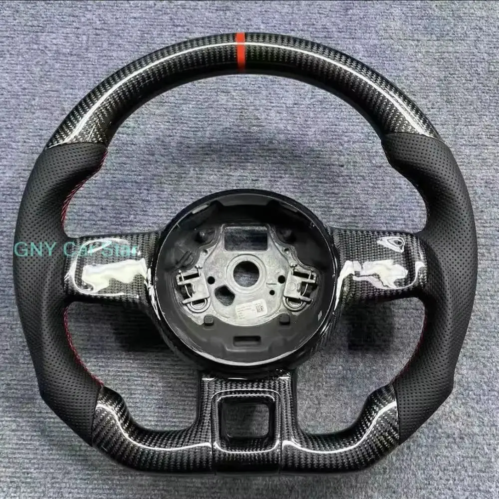 100% Echt Carbon Fiber Stuurwiel voor VW Volkswagen Beetle 2012-2019 - afbeelding 2