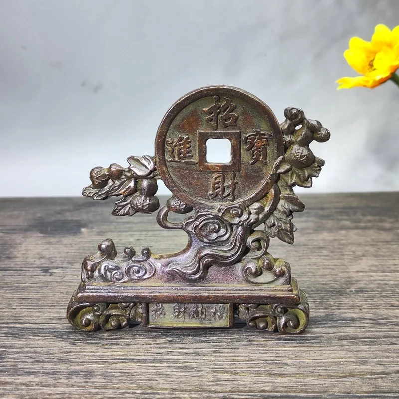 Antique-style alloy ornaments, auspicious decorations for living rooms and offices, handicrafts