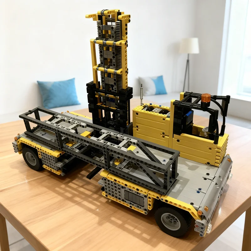 

2130pcs MOC Sideloader Forklift Technical Model Building blocks Architecture toys Christmas gifts Education Kids Brick DIY toy