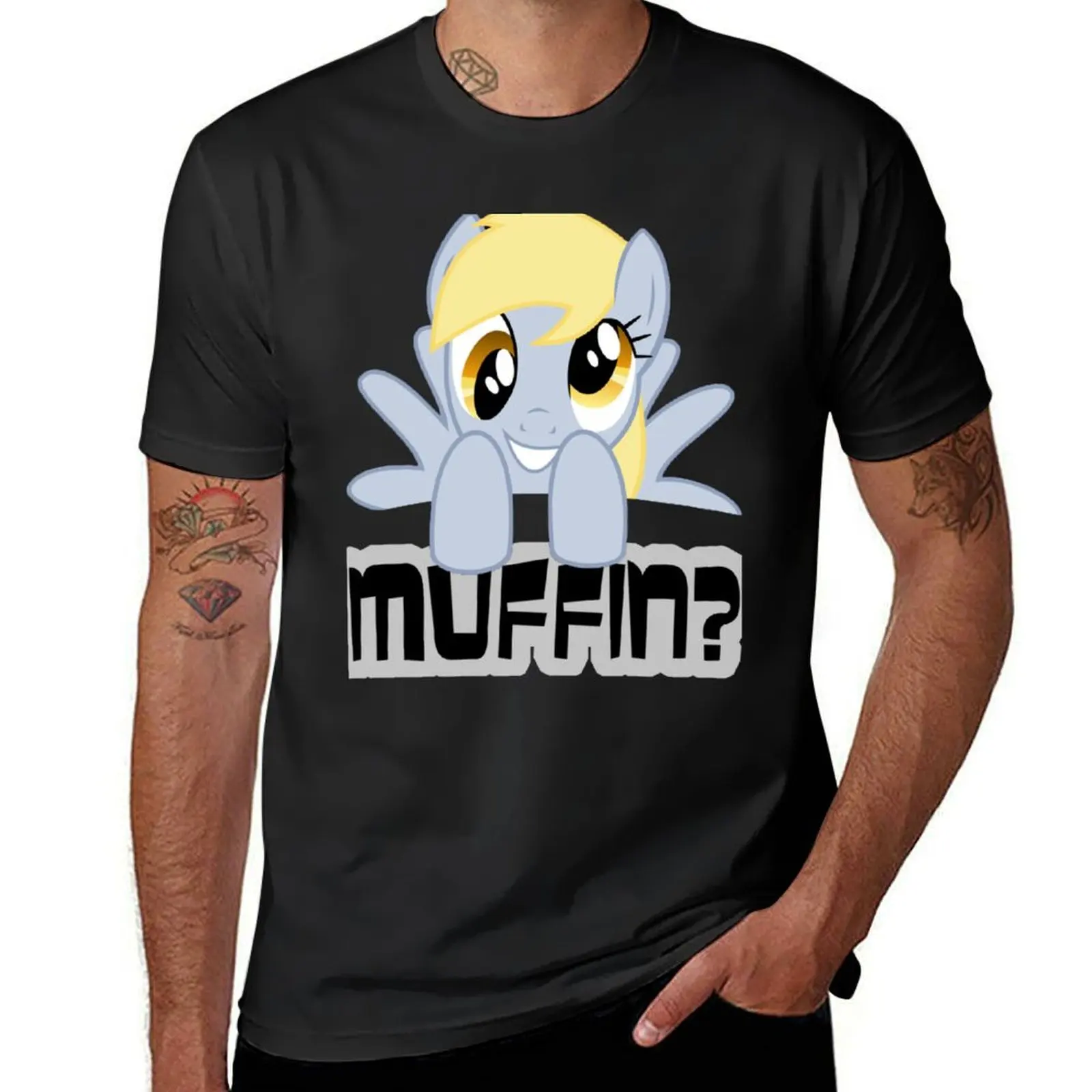 

Derpy Hooves - Muffin T-Shirt funnys vintage mens t shirts casual stylish