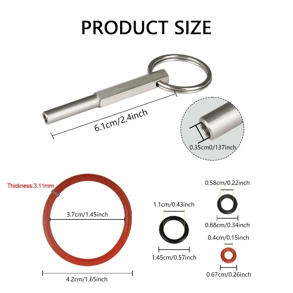O-Ring Repair Kit with Oval Head Key Tool Compatible with Jura Capresso Impressa, Brew Group & Drainage Valve Replacement Parts