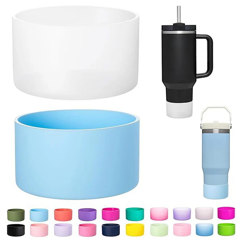 1Pc Silicone Boot for Owala Water Bottle - 7.5cm/2.95in Non-slip Bottom Cover, Protective Base Coaster Flask Bottle Accessory