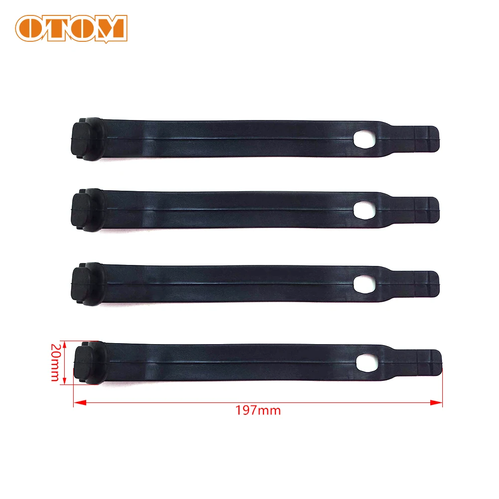 OTOM Motorcycle Headlight Mask Rubber Head Light Bracket Fixing Strips For KTM EXC XCW HUSQVARNA FE TE TX GASGAS ECF 125 250 450