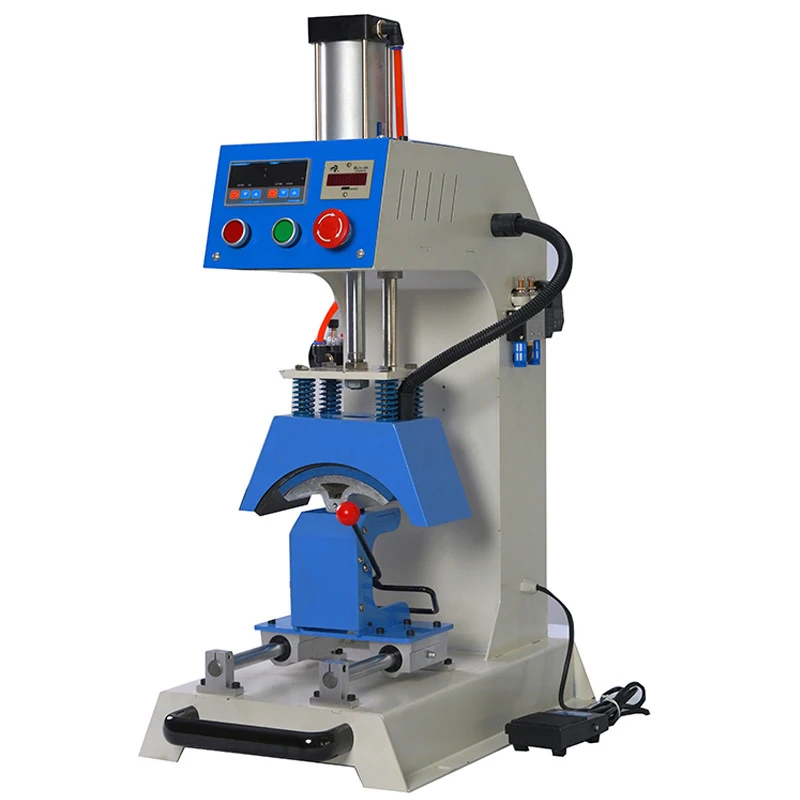 Fully Automatic Pneumatic Hat Pressing Machine Heat Transfer Printing for Hats Logo/Chest/Collar Label Pressing Rhinestone Appli